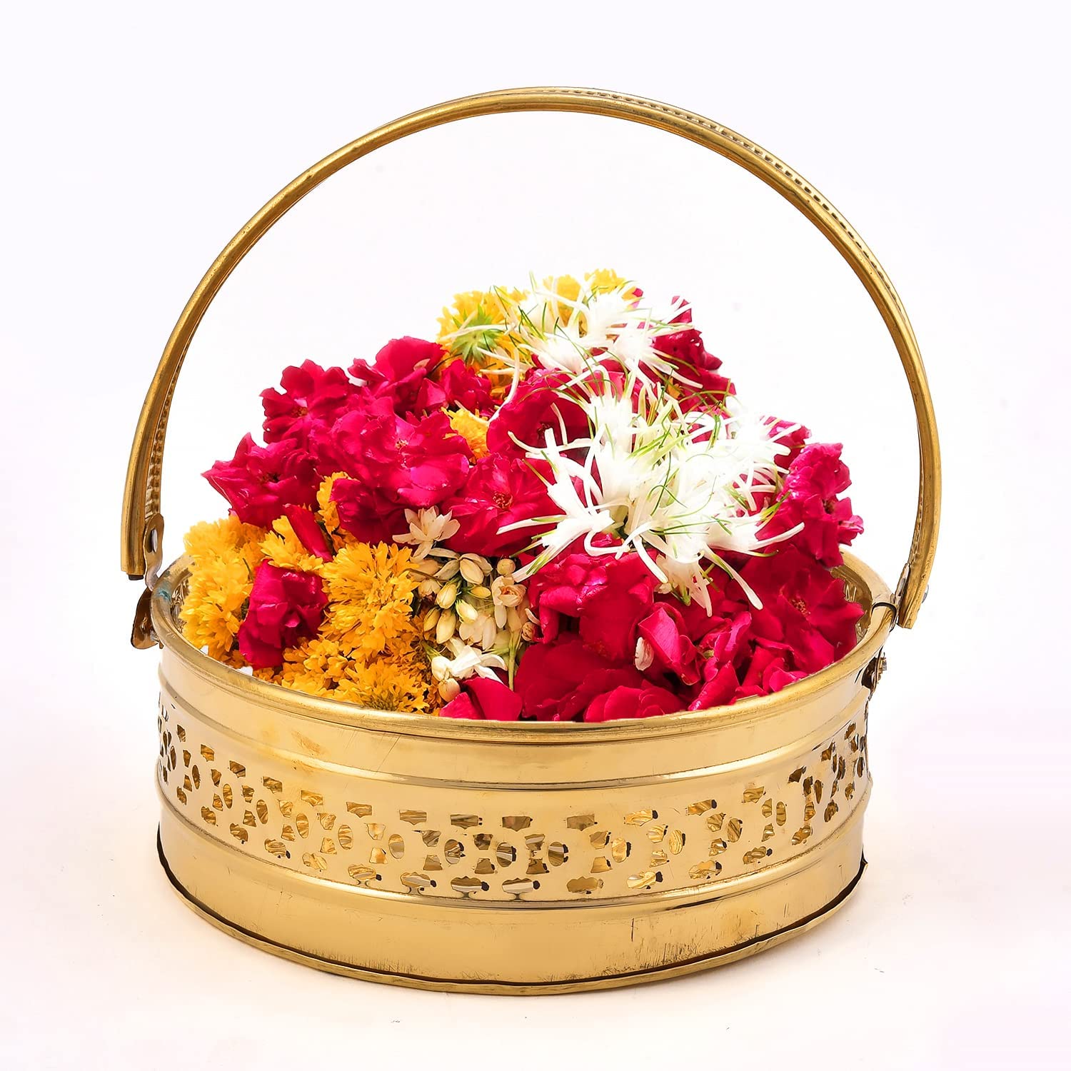Samridhi Pooja Basket (Brass)