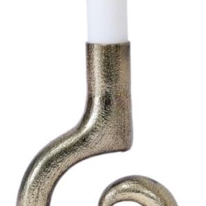Arch-Shaped Brass Candle Stand – Elegant Modern Décor