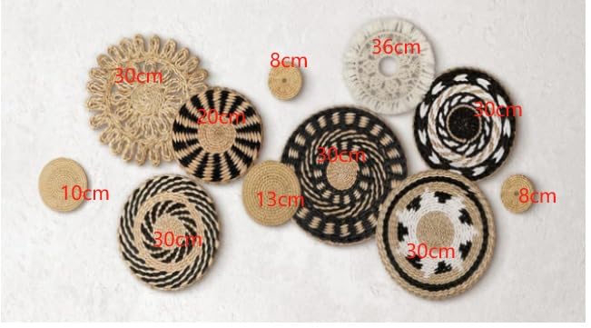 Natural Rattan Wall Hanging – Handmade Decorative Art - Image 3