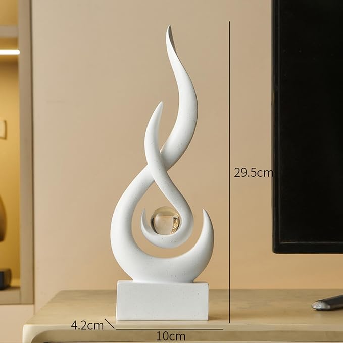 Abstract Sculpture Ornaments Resin Art Statue - Image 2
