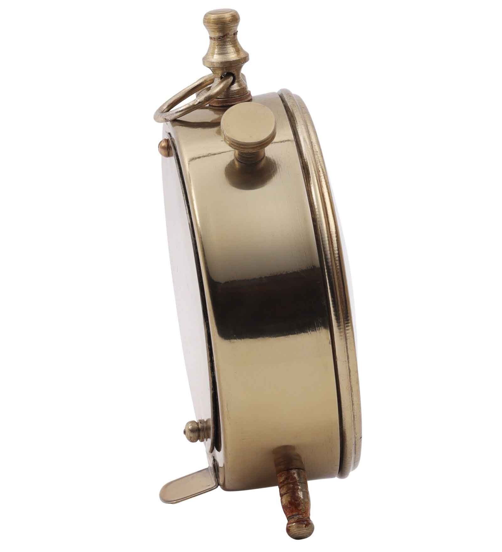 Aneston Golden Metal Analog Table Clock - Image 3