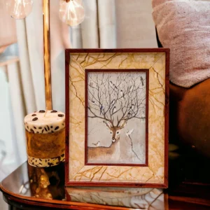 Gold Synthetic Wood Photoframe
