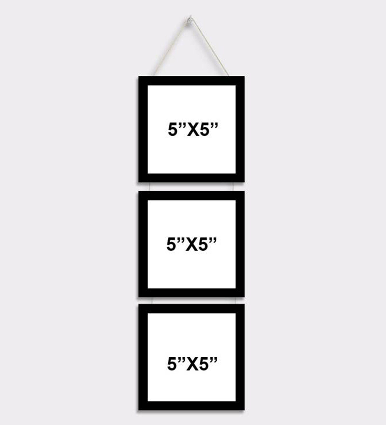 Set of 3 Black Collage Photo Frames - Image 3